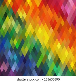 Colorful Rhombus Pattern