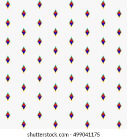Patrón de rombos coloridos