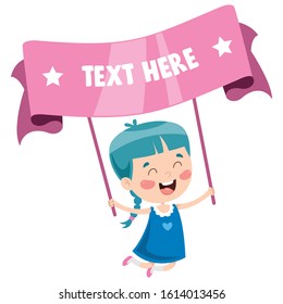 Colorful Ribbon And Banner Design