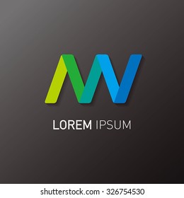 colorful ribbon logo
