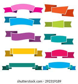 Colorful ribbon vector