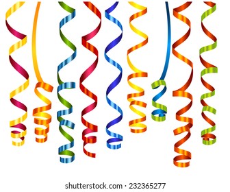 Colorful ribbons