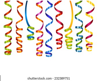 Colorful ribbons