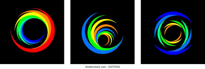 colorful ring background