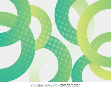 Colorful rings on white background. Modern geometric pattern. Business or technology presentation design template, brochure or flyer pattern
