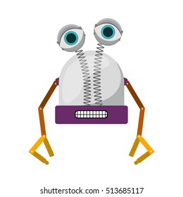 colorful robot design