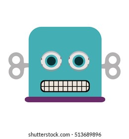colorful robot design