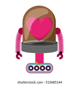 colorful robot icon