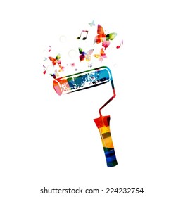 Colorful roller design