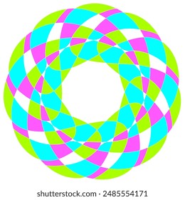 Elemento de diseño Abstractas redondo colorido 