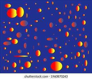 colorful round ball abstract background for wallpaper