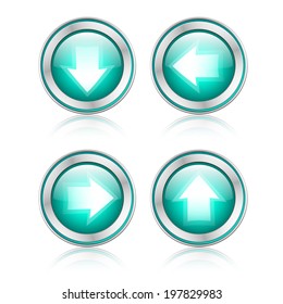 Colorful round buttons