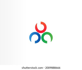 colorful round circle vector for universal icon logo design