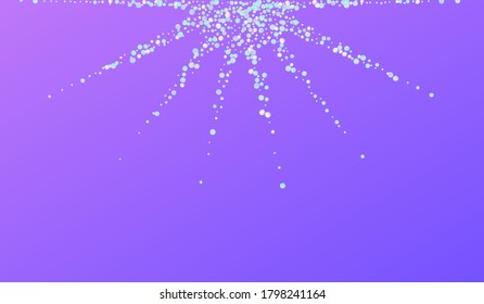 Colorful Round Festival Blue Background. Colored Fun Shine Backdrop. Carnaval Background. Rainbow Flying Card.