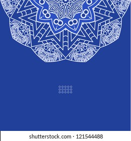 Colorful round ornamental pattern. Interesting solutions for your design