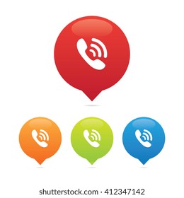 Colorful Round Phone Call Markers
