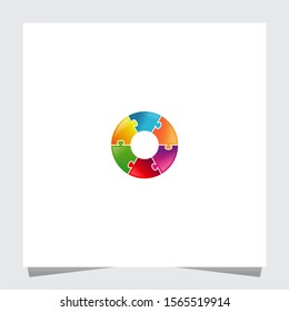 Colorful Rounded Abstract Logo Inspirations Template