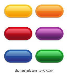 Colorful Rounded Button