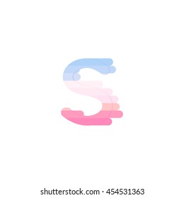 Colorful s Letters, vector design template elements for design