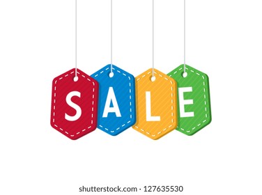 Colorful Sale Labels
