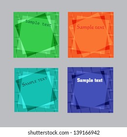 colorful sample text template