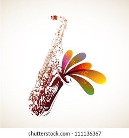 Colorful Sax