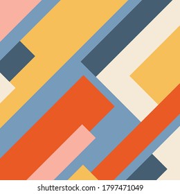 pañuelo colorido con diseño de patrones de línea