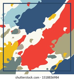 colorful scarf pattern with grunge design