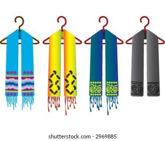 Colorful scarfs