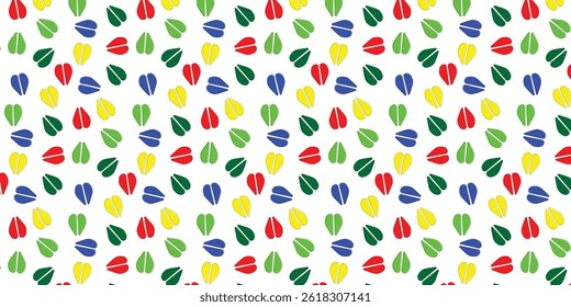 colorful scatter seamless pattern with sheep footprints in neutral palette. animal footprints background for textile, fabric, wallpaper, wrapping and other
