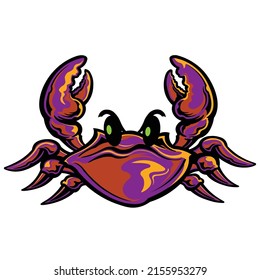 Colorful Scorpion Vector Illustration. Dangerous And Long Life Span Animal In World.