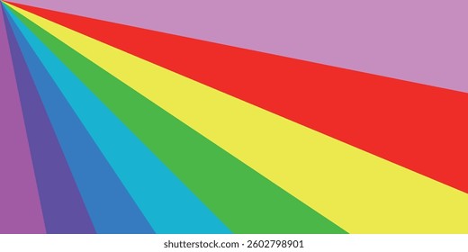 Colorful Screen Tone Rainbow Background