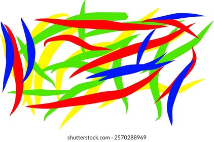 colorful scribble pattern abstract background. The intersection of prismatic shapes creates an interesting modern pattern. Jamaican reage color