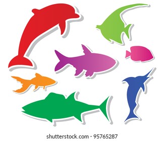 Colorful Sea Creatures Design