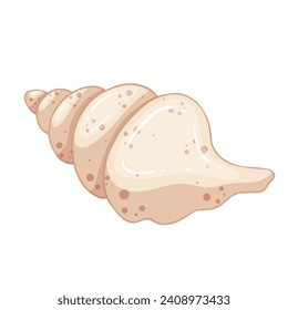 Colorful sea shell.Decorative element for summer decorations.vector graphic.