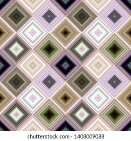 Colorful seamless abstract diagonal square mosaic tile pattern background - vector floor illustration
