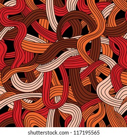 colorful seamless abstract hand-drawn vector pattern