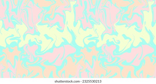 Colorful Seamless abstract marble pattern illustration in vector, Liquid marble mood high contrast color. Design for fashion, wallpaper, web, wrapping, and all prints.