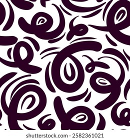 Colorful Seamless Abstract Pattern on White Background,  trendy design with basic shapes. Modern color wallpaper print backdrop.