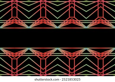 Colorful seamless artistic simple line art pattern for commercial art design 