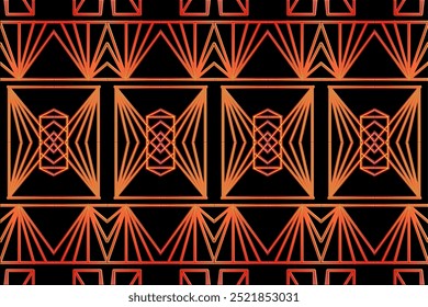 Colorful seamless artistic simple line art pattern for commercial art design 