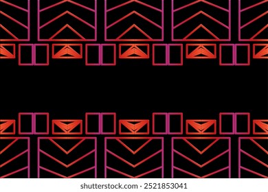 Colorful seamless artistic simple line art pattern for commercial art design 