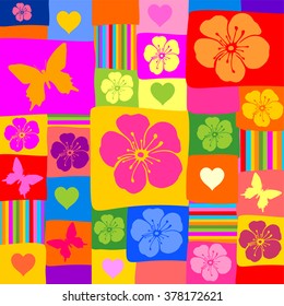 Colorful seamless background. vector background