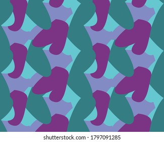 colorful seamless camo pattern design