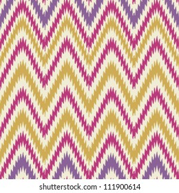 Colorful seamless chevron background pattern