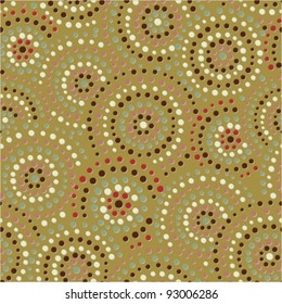 Colorful seamless circles pattern