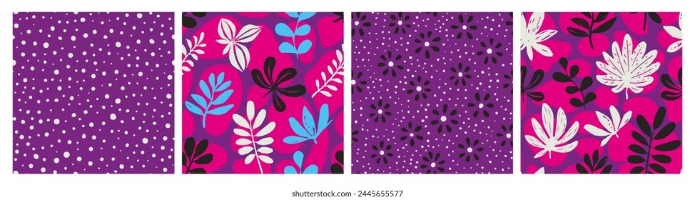 Colorful Seamless Color Beauty Surface Wallpaper. Bright Endless Classic Blossom Fabrics, Seamless Print. Gradient Seamless Nature Spring Ornament Background. 