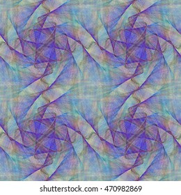 Colorful seamless computer generated fractal design pattern background