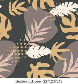 Textura De Forma Retro Contemporánea Sin Colores. Elemento Gráfico De Moda Púrpura Interminable, Arte Sin Maravillas. Impresión De Color De Agua Verde De Árbol De Verano Repetido. 