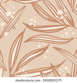 Vector de garabato gráfico creativo sin costuras colorido. Estilo de jardín de moda sin fin azul, diseño sin costuras. Pintura Antiguas contemporánea repetitiva vibrante. 